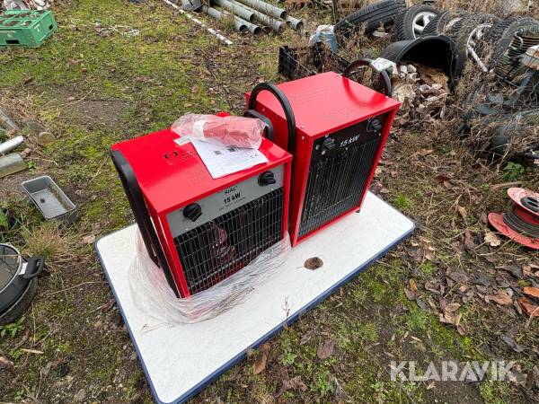 Varmeblæsere 2 styks