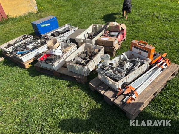 Blandet lot PTO, hydraulik stempler, sømpistoler, oliemotor