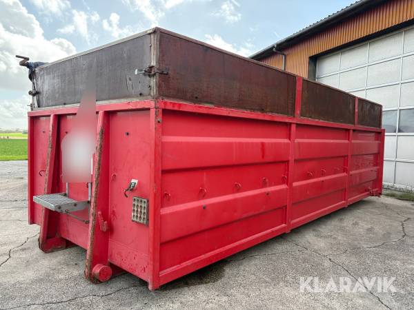 Container med rullepressenning