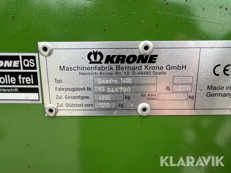 Krone Swadro 1400