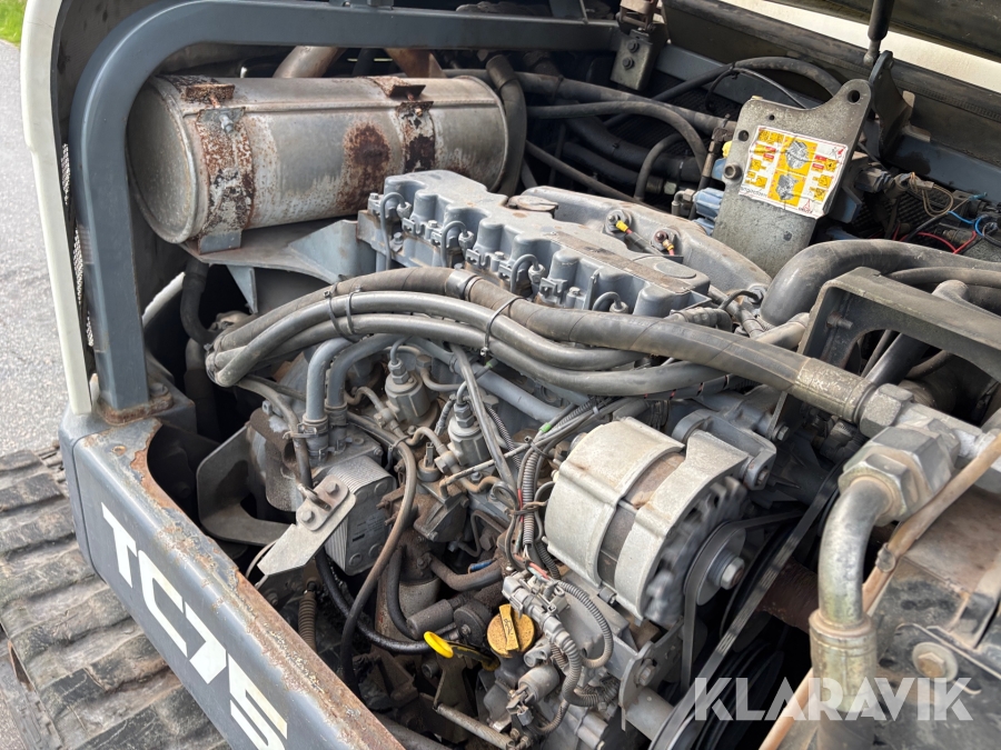 Gravemaskine Terex TV75 med tilbehør