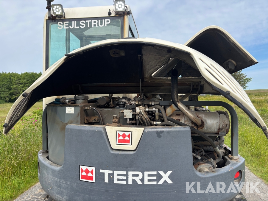 Gravemaskine Terex TV75 med tilbehør