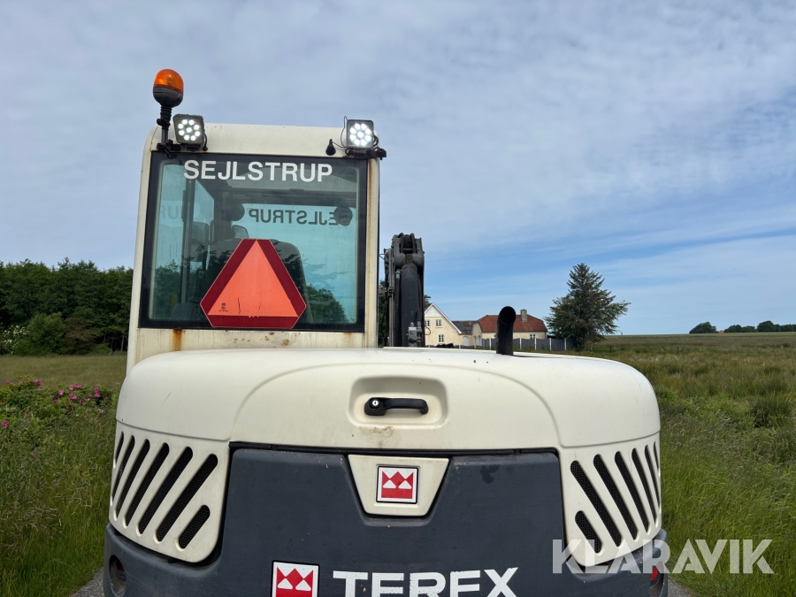 Gravemaskine Terex TV75 med tilbehør