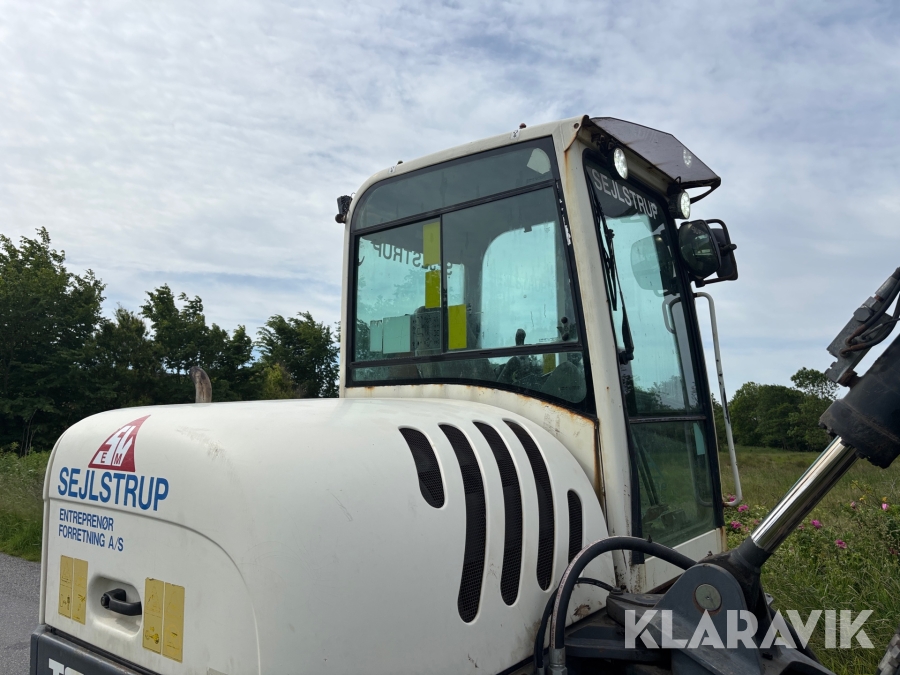 Gravemaskine Terex TV75 med tilbehør