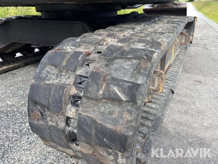 Gravemaskine Terex TV75 med tilbehør