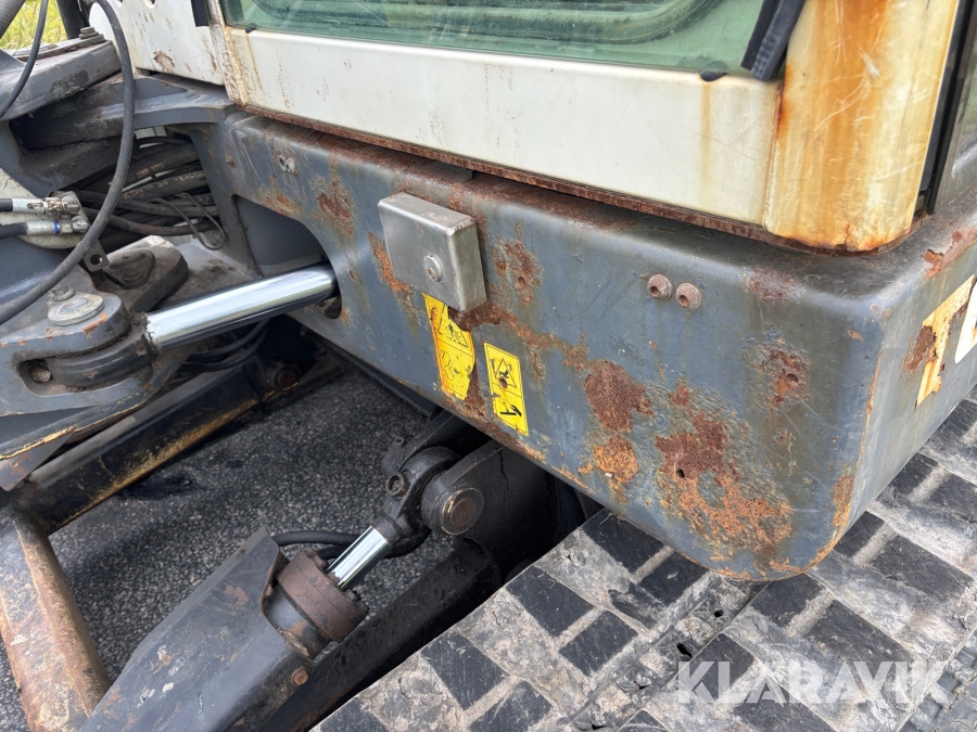 Gravemaskine Terex TV75 med tilbehør