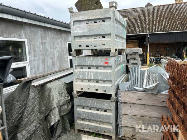 Metal kasser 3 styk