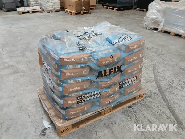 Flexi fliseklæb grå Alfix Gået på dato