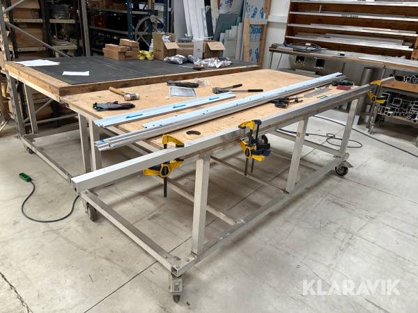 Arbejdsbord på hjul 1 styk