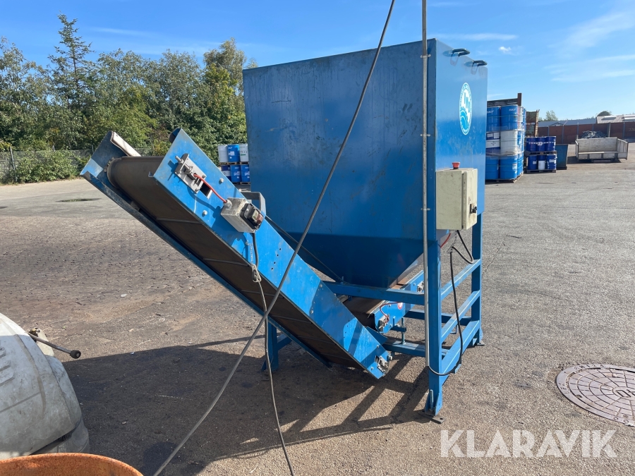 Silo med transportbånd VMB