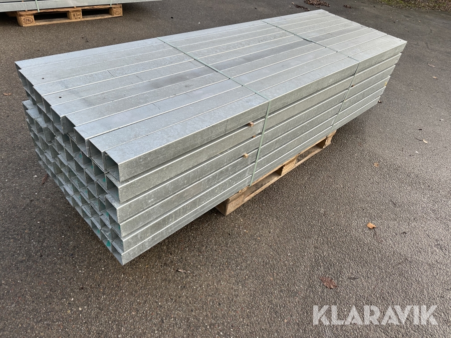 Galvaniserede stolper 60 styk - 2,5meter lange