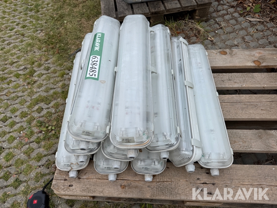 Lysrør lamper Resolux IP65-UL 2x17/18w