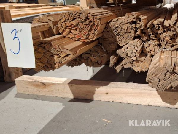 Assorteret træ lister ca 700 styk