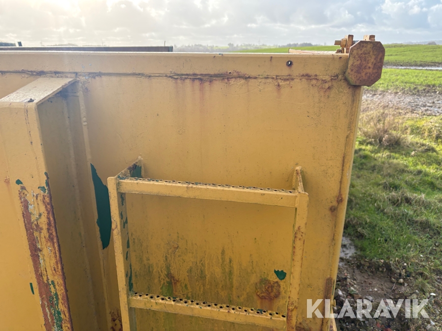 Wirehejs contianer med sidetip.