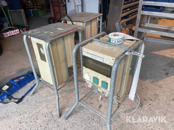 Byggestrøms tavler 3 styk