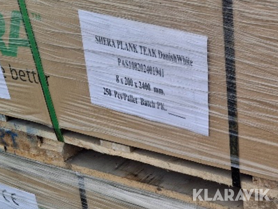 Facadebrædder Shera 250styk Vedligeholdelsefri hvid