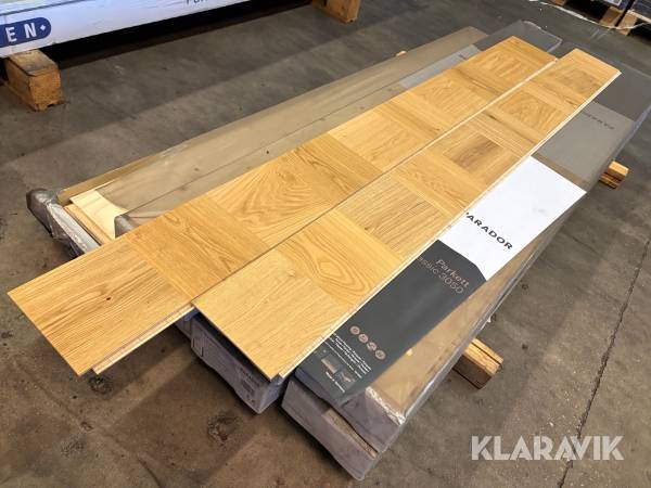 Lamel Parket gulv Parador Eg kvadratmønstret naturolie