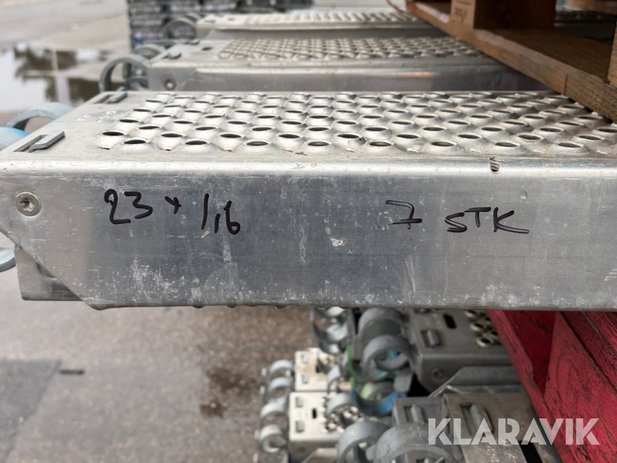 Stillads Aluplanker – 75 styk i blandet størrelse