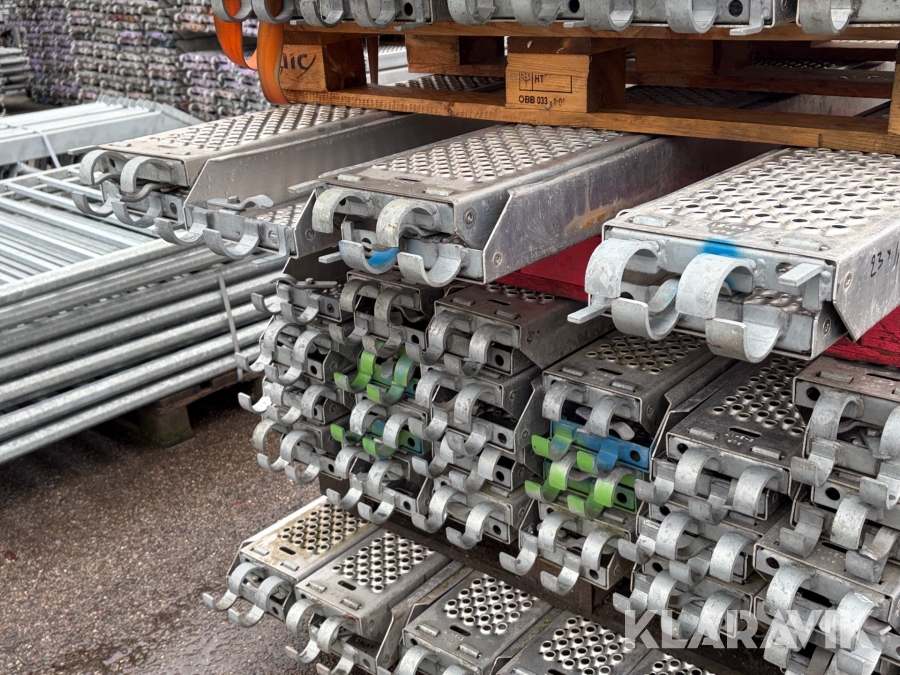 Stillads Aluplanker – 75 styk i blandet størrelse