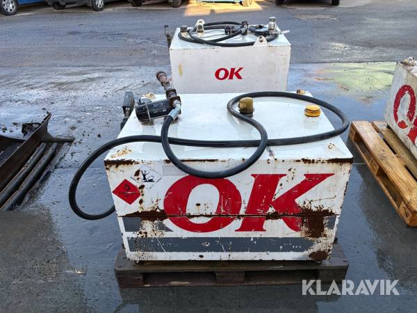 Dieseltanke 450 liter, 2 styk.