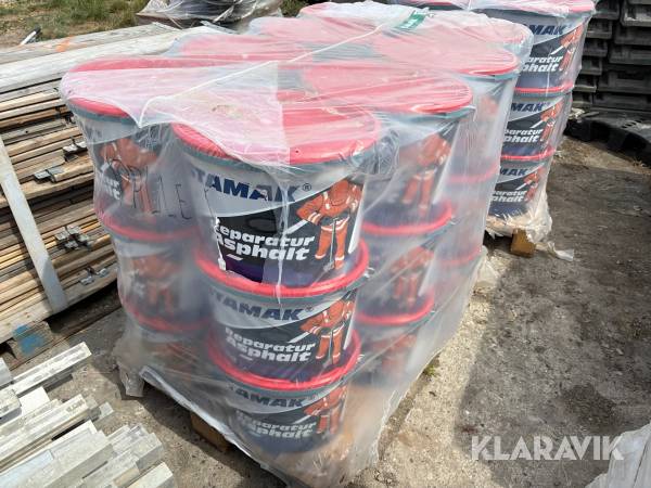 Reparations asfalt Instamak 0/5mm 1 Palle med 24 spande
