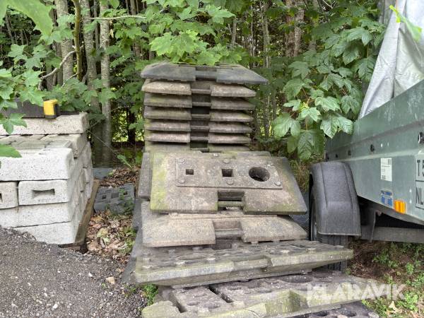 Skiltefødder 40 styk
