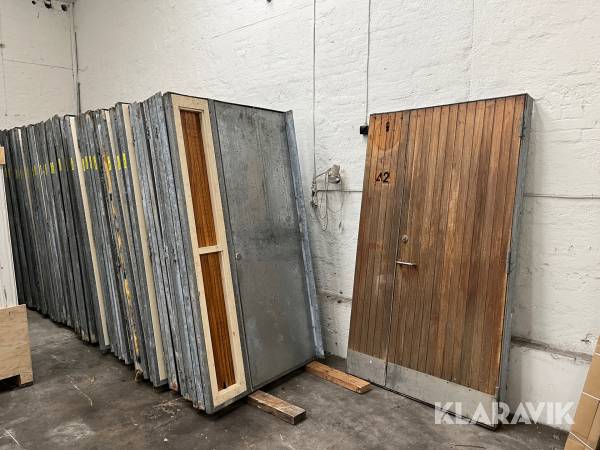 Teak stål karm 1 styk