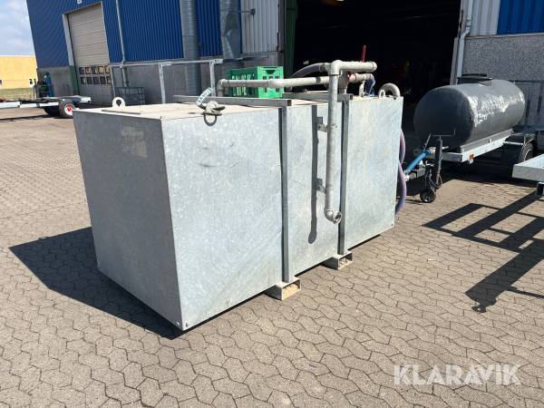 Galvaniseret ståltank