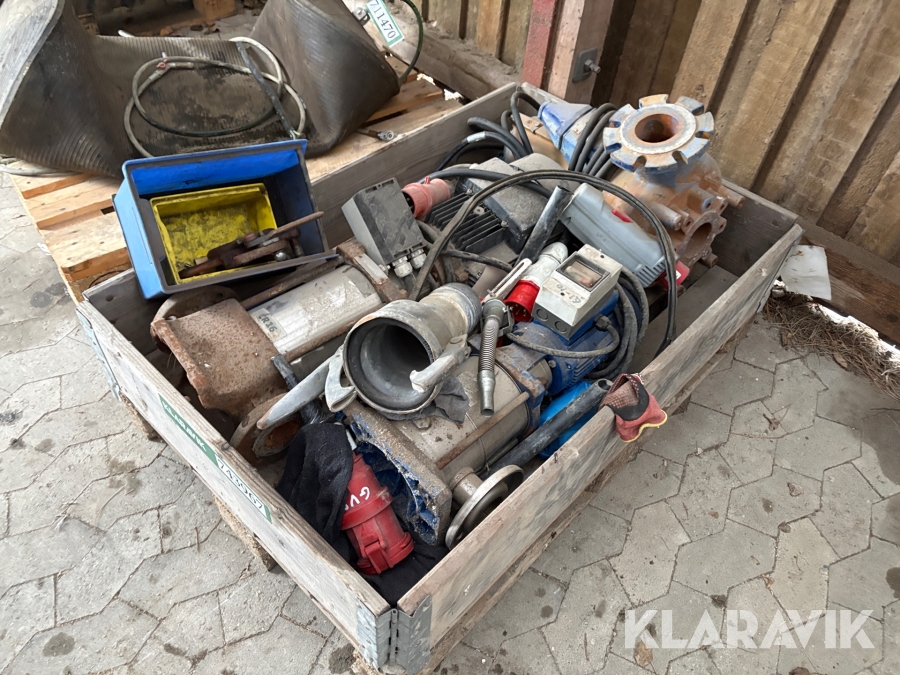 Pumper Flygt/Sulzer - 1 palle