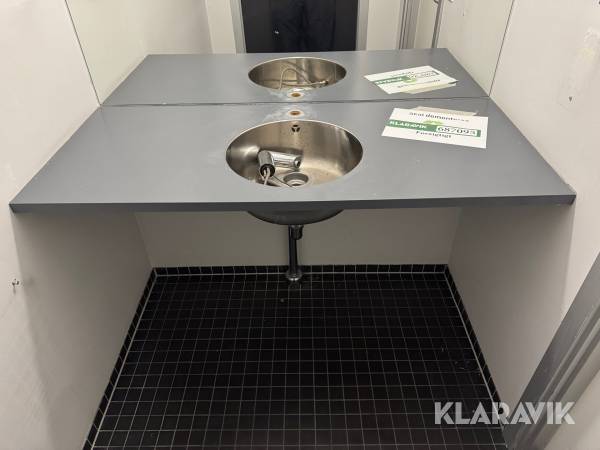 Bordplade med håndvask