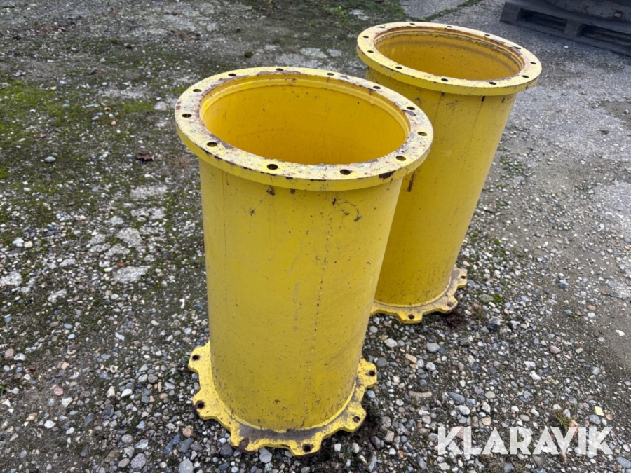 Afstandsrør til traktorhjul - har siddet på en John Deere 6610