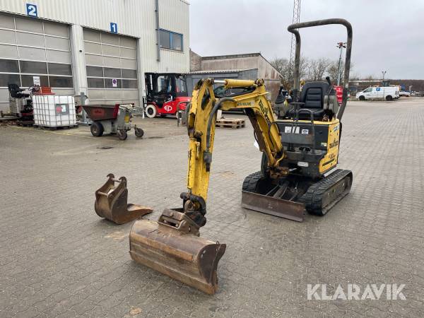 Minigraver New Holland E10SR med skovle