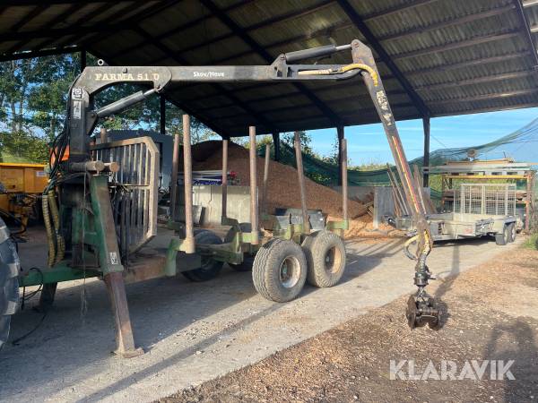 Skovvogn med kran Farma 9-51D