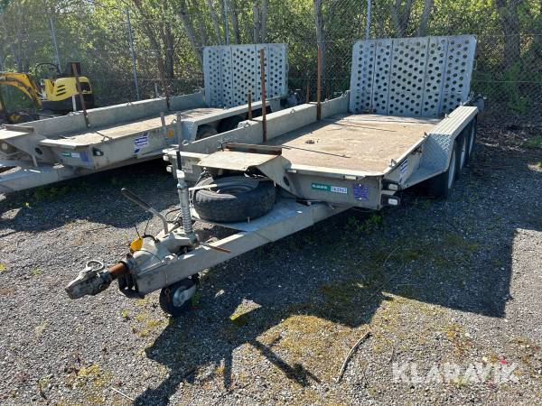 Maskintrailer Ifor Williams 3500kg