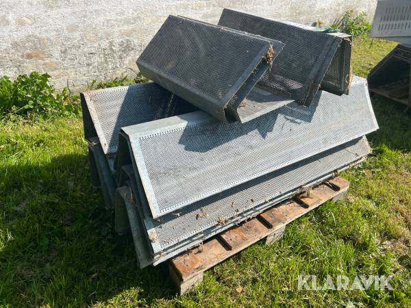 Ventilationsriste i kornsilo