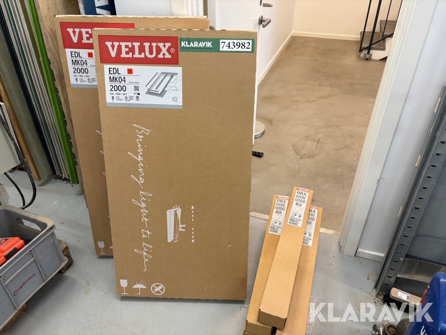 Inddækninger Velux EDL MK04