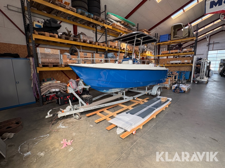 Båd med trailer Salmo 542