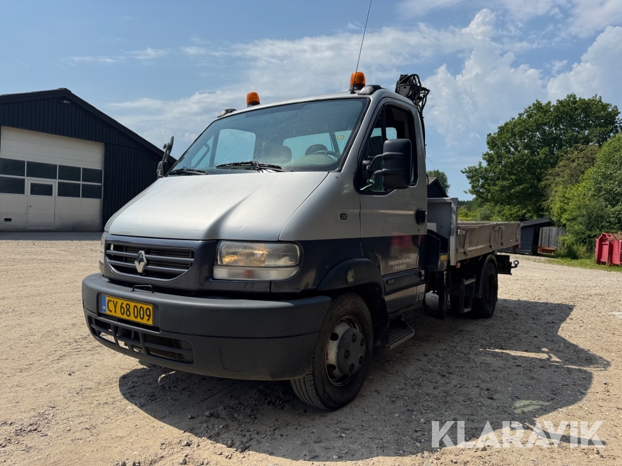 Lastbil Renault F. 65 med kran
