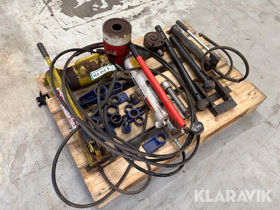 Assorterede hydraulik dele - 1 palle