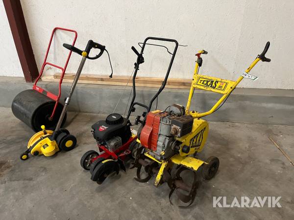 Lot - Fræser, kantklippere og havetromle