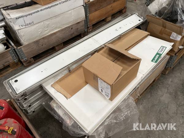 Lot - Akustikloftplader og belysning Rockfon Blanka