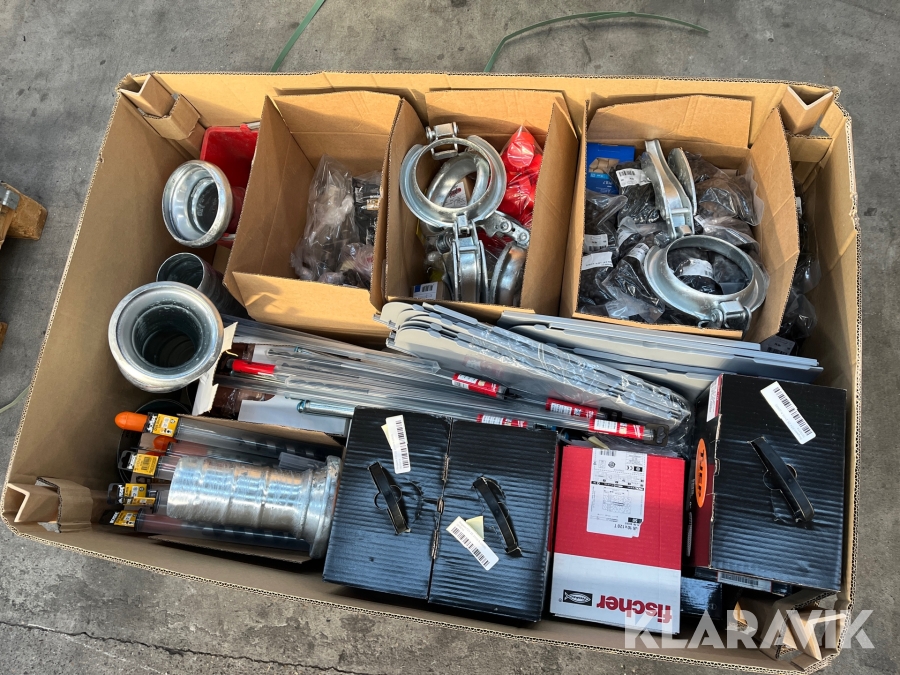 Lot - bor, ringsøm, skruer og øvrigt