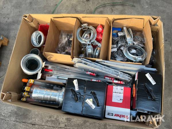 Lot - bor, ringsøm, skruer og øvrigt