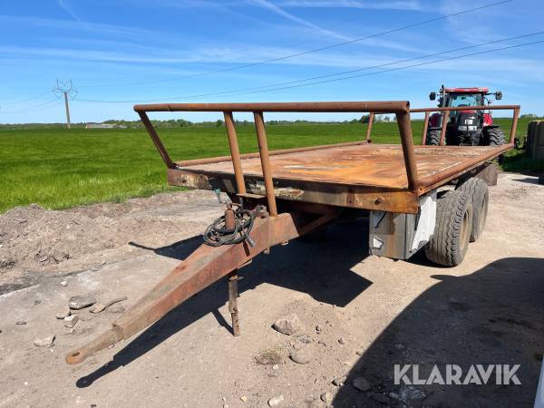 Halmvogn med bremser