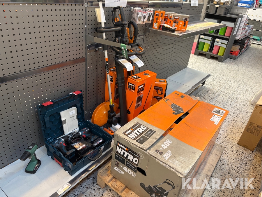 Blandede lot værktøj Worx