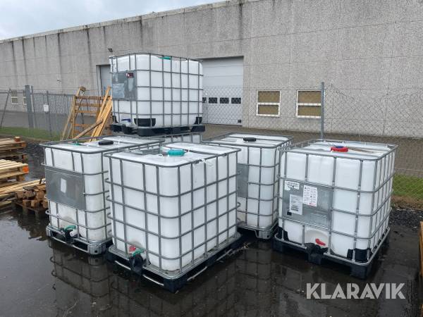 Vandbeholdere 1000 Liter 6 styk