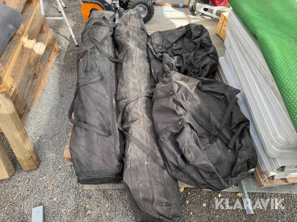 Party telte med bund 4x8 kvm