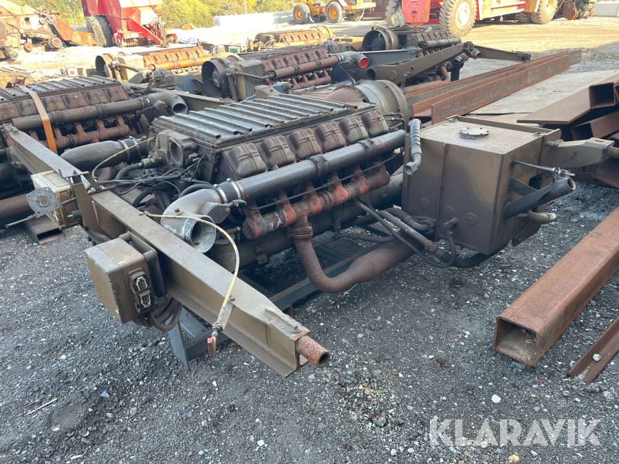 Togmotor Deutz 12-cylindret