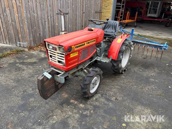 Traktor (veteran) YANMAR YM1510D 4x4 + gårdrive 2.50