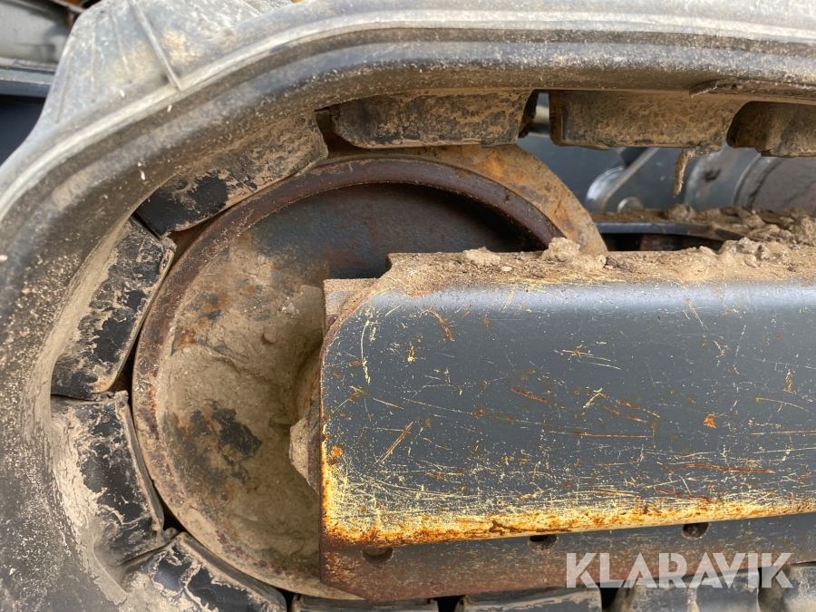 Minigraver Komatsu PC16R med skovle